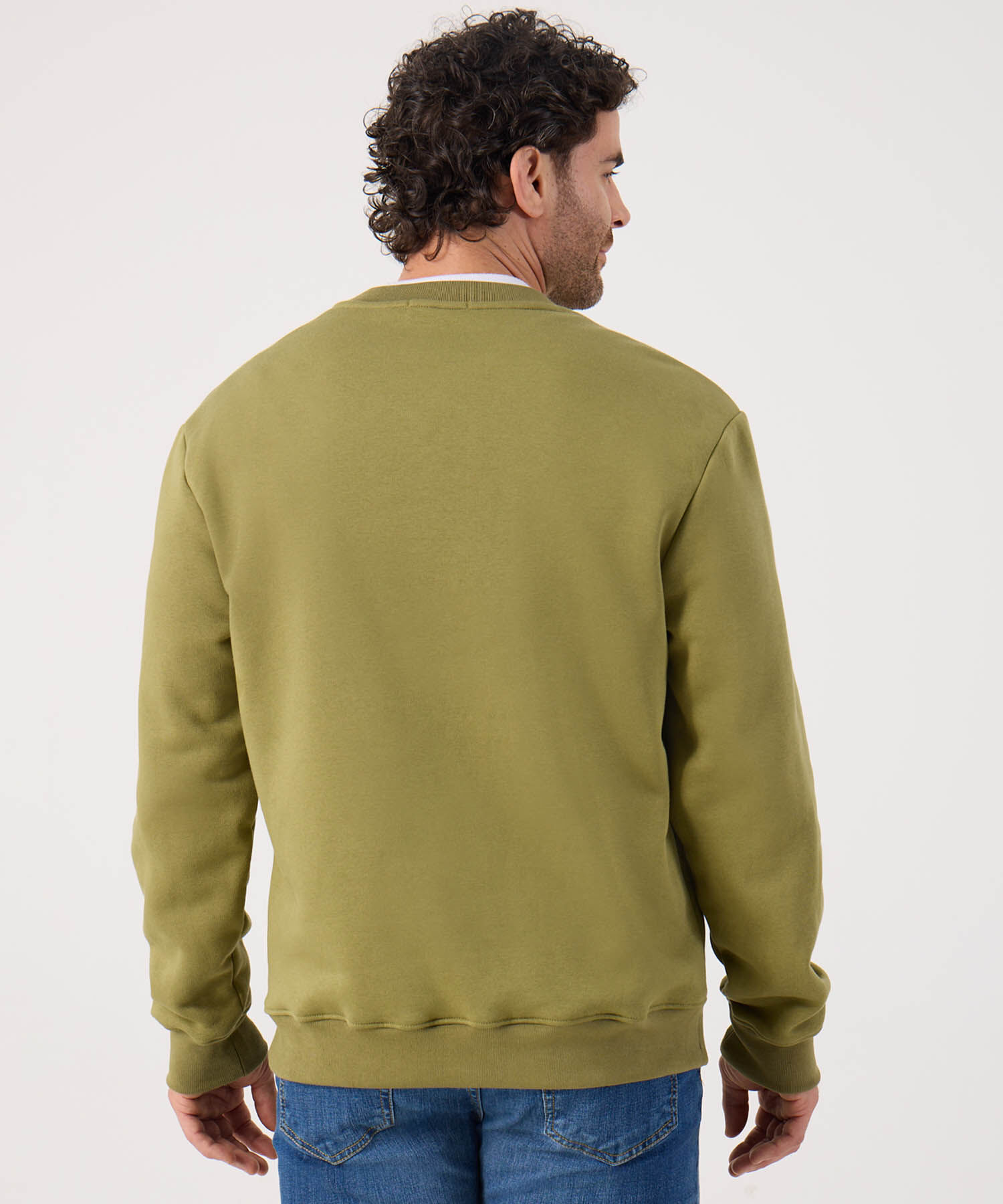 Buzo Cuello Redondo Unicolor 